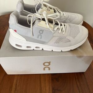 On Running White Sneakers with CloudTec Cushioning